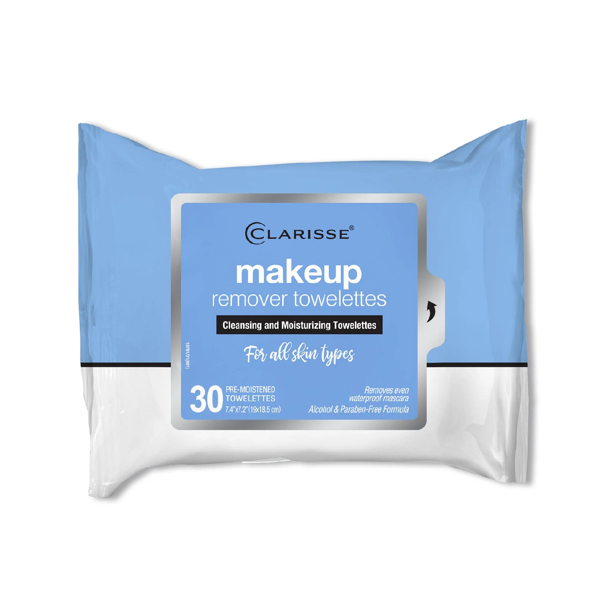 Verified Clarisse Make-Up Remover Towelettes 30 Count Professional