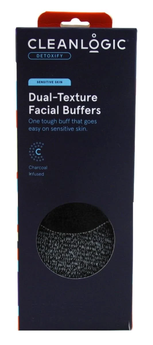 Minimalist Cleanlogic Clean Logic Detoxify Dual Texture Facial Buffers Pack of 6 Elegant