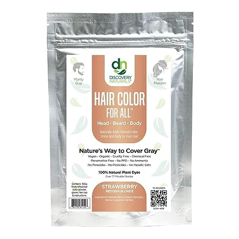 Versatile Strawberry Reddish Blonde Henna Hair Color For All Kit Dependable