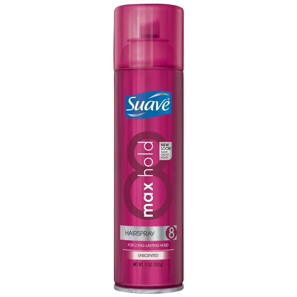 Official Suave Max Hold Unscented Hair Spray Aerosol - 12 Pack High-Grade