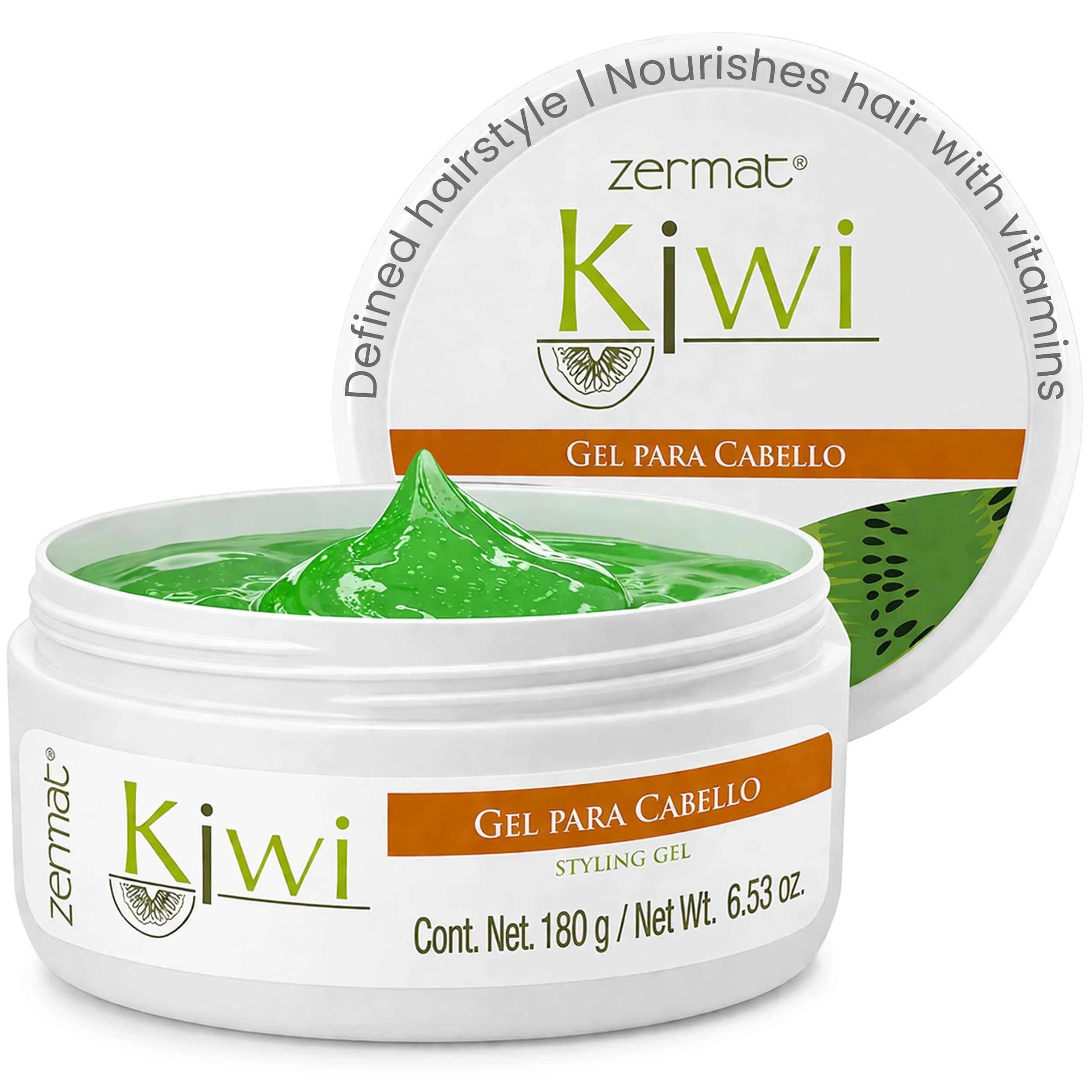 Effective Zermat Hair Gel Kiwi Styling Ge Controll Shapes and Styles 6.53 Oz. Next-Generation