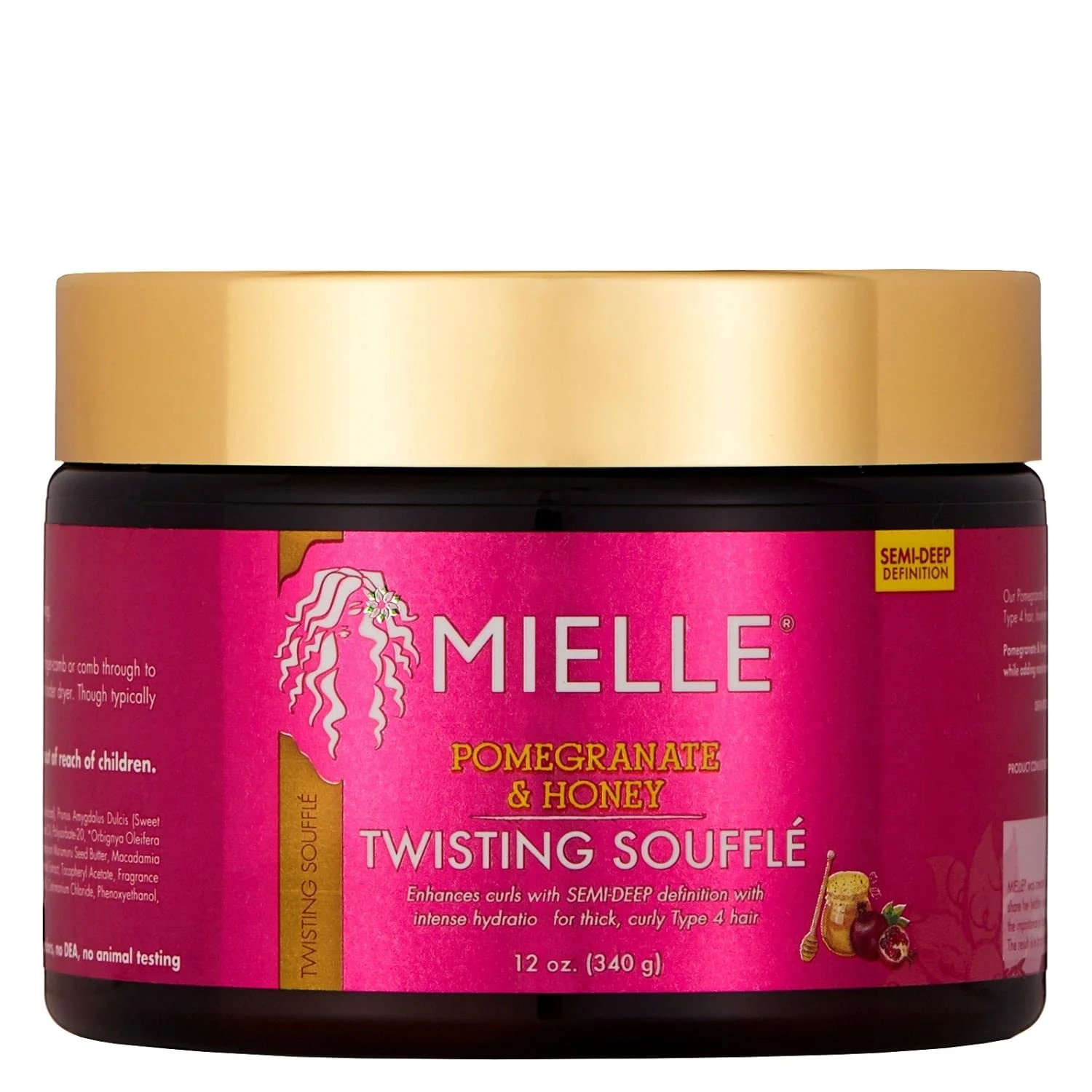 Consistent Mielle Organics Pomegranate Honey Twisting Soufflé Sulfate and Paraben 12 Ounces Responsible