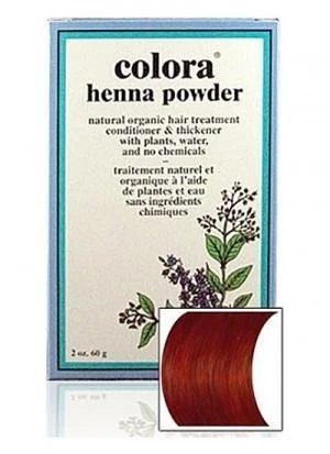 Reusable Natural Henna Hair Coloring Powder Mahogany 2oz Safe