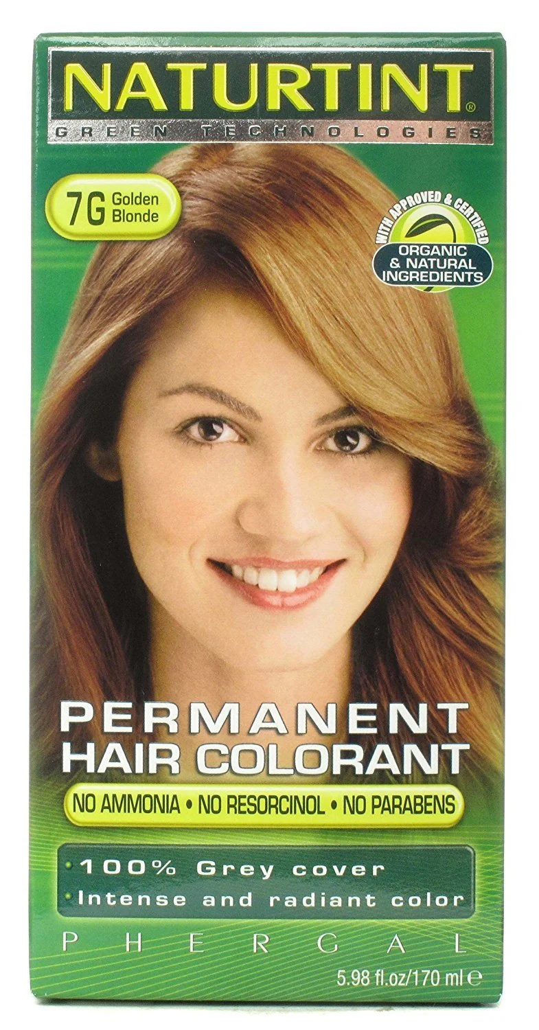 Smart Naturtint Permanent Hair Color 7G Golden Blonde 5.75 ounce - 3 Pack Traditional