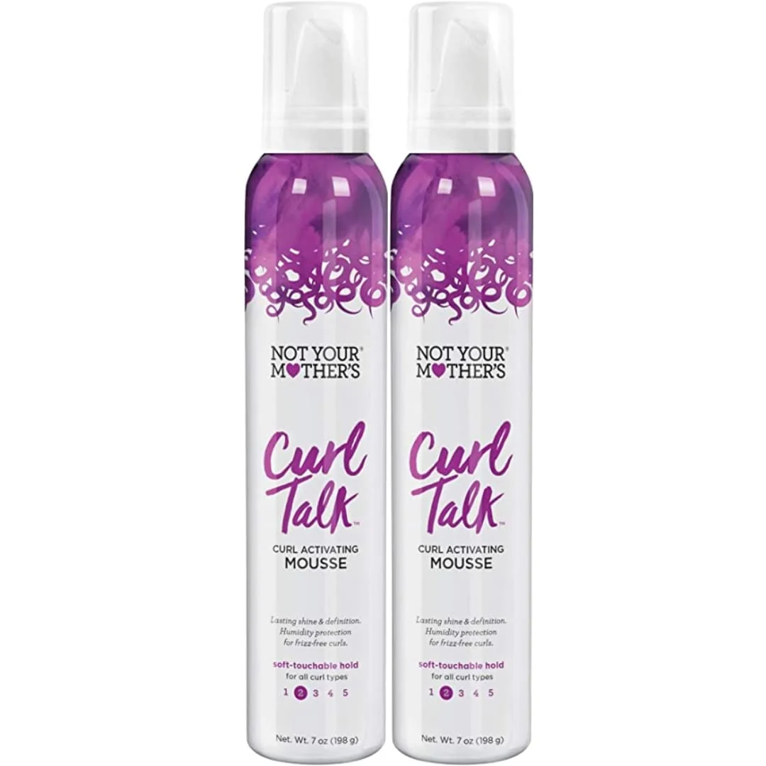 Elegant Not Your Mothers Curl Talk Curl Activating Mousse 7 Ounce 2 Pack Proven