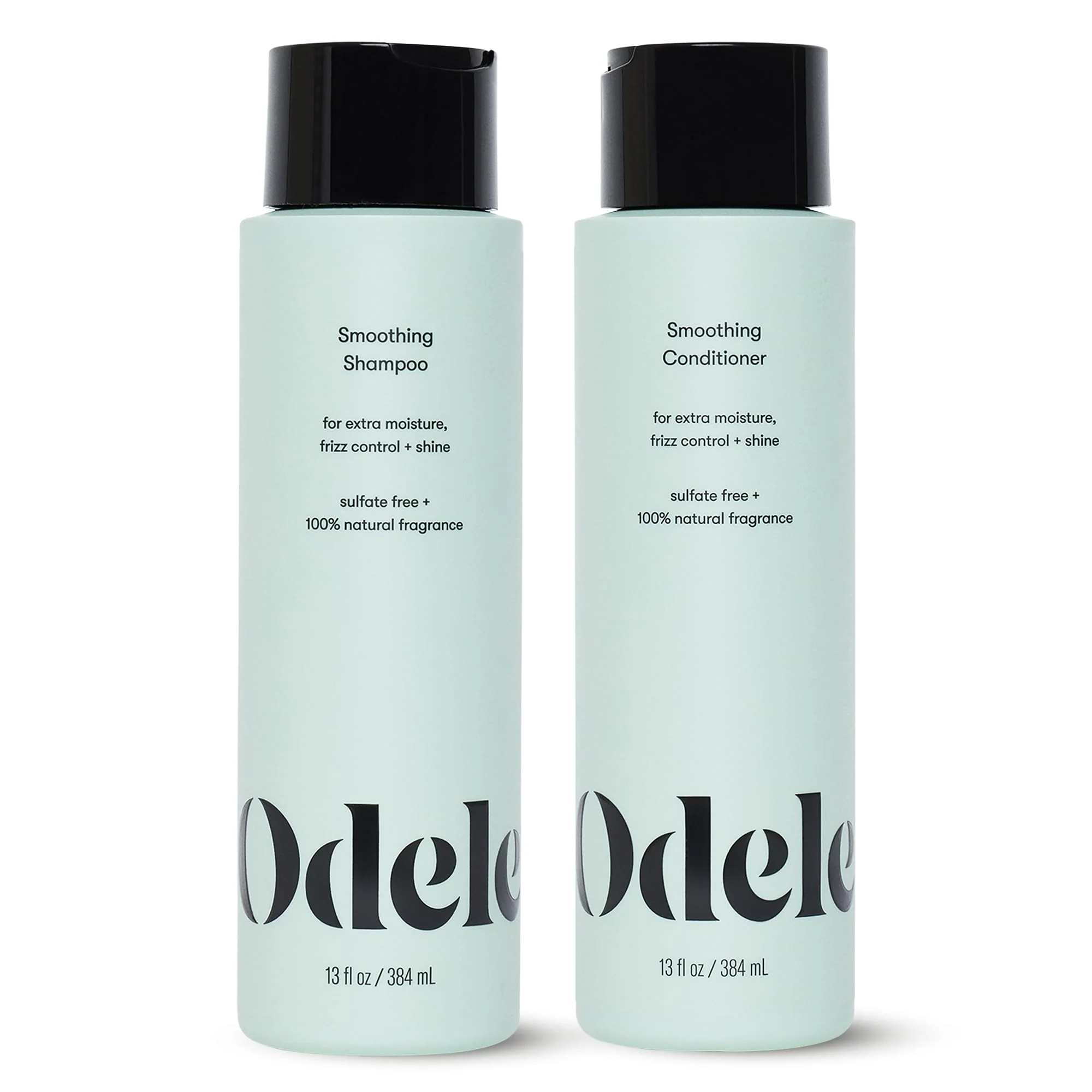 Quality Odele Smoothing Sulfate- Shampoo Conditioner Set for Moisture Frizz Control Shine and Straight to Curly Hair Types 13 Fl Oz Each 2-Pack Pure