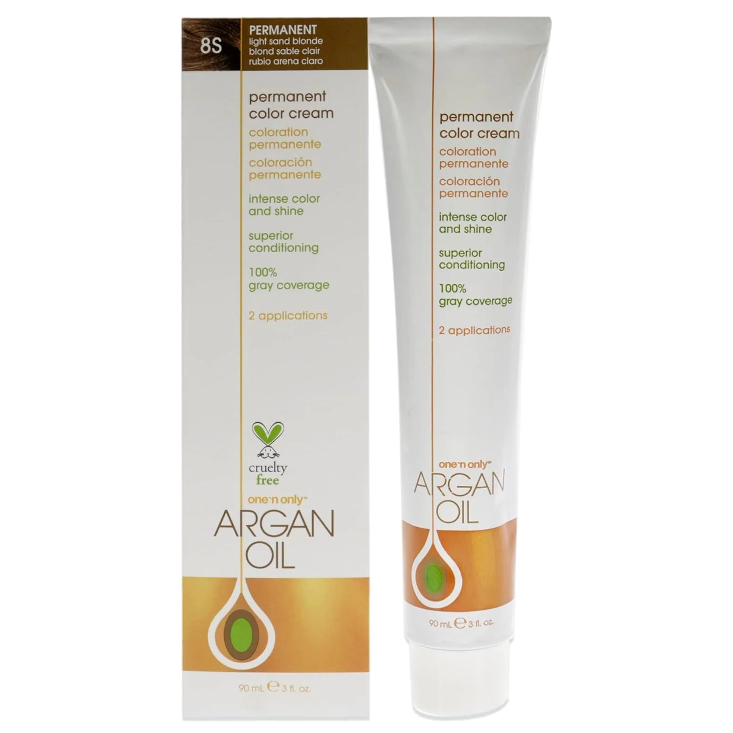 Optimized One N' Only Permanent Hair Color - Permanent Hair Dye Made with Argan Oil - Delivers Rich Accurate Tones with Gray Coverage - Improves Moisture Responsible