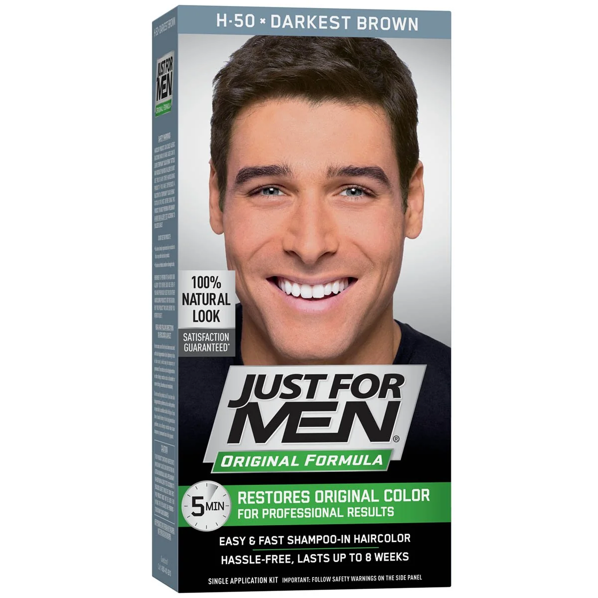 Detailed Just For Men Formula Hair Color Darkest Brown Comfortable