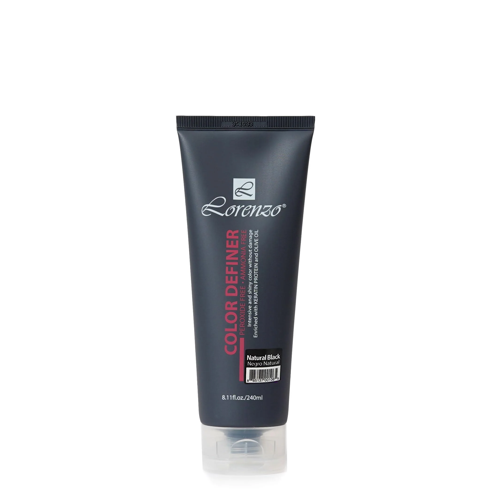 Original Design L Lorenzo Color Definer Cellophane 8.11fl.oz 240ml Peroxide Ammonia Glossy hair Brilliant color without Damaged Hair Stain Remover Inside User-Friendly
