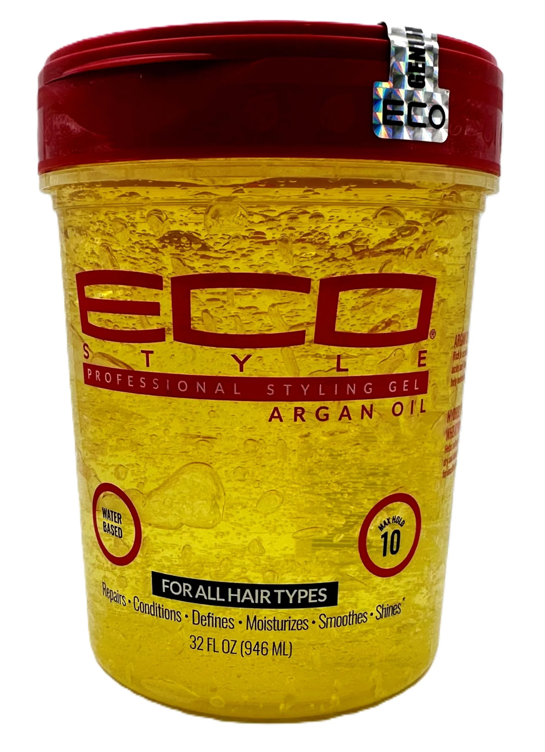 Easy-to-Use ECOCO EcoStyler Styling Gel Moroccan Argan Oil 32 oz Pack of 3 Convenient