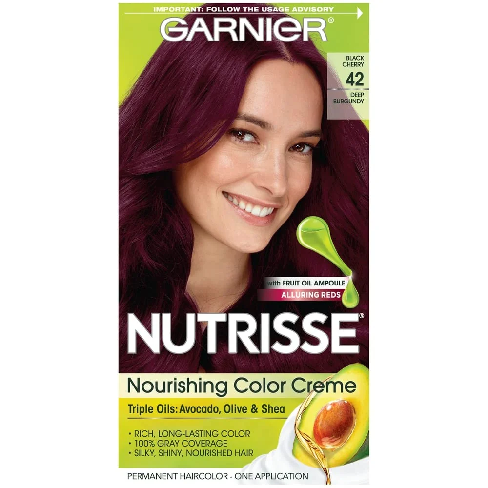 Next-Generation Garnier Nutrisse Haircolor - 42 Black Cherry Deep Burgundy 1 Each Original