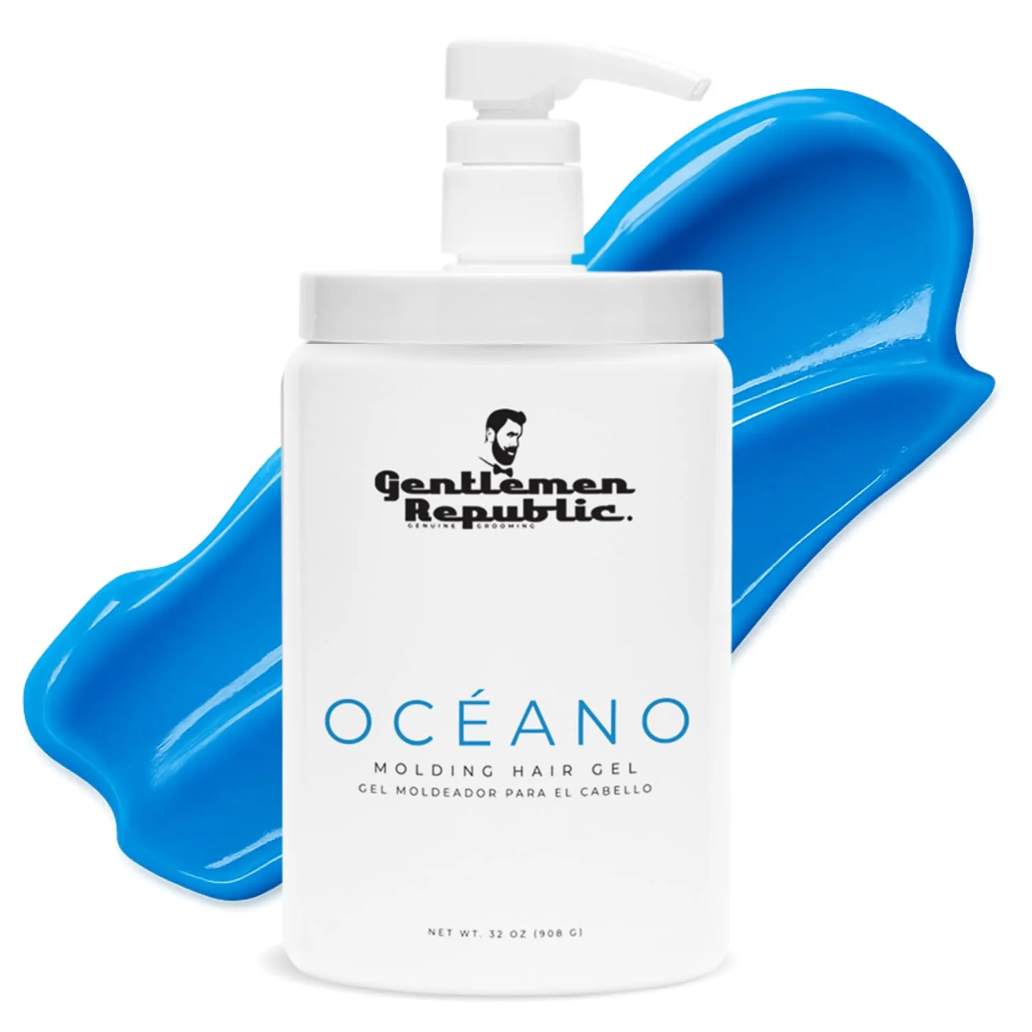 Exclusive Gentlemen Republic Oceano Men's Hair Gel 32oz W Pump - Strong Modern