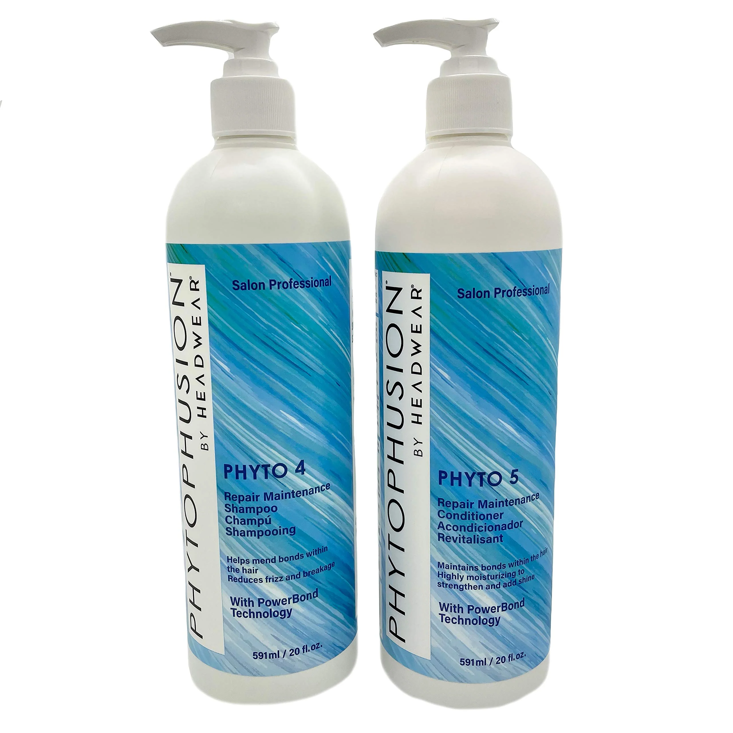 Selected Head Wear Phytophusion Repair Maintenance Shampoo and Conditioner Set - Color Safe All Hair Types 20 Fl. Oz. Each Official