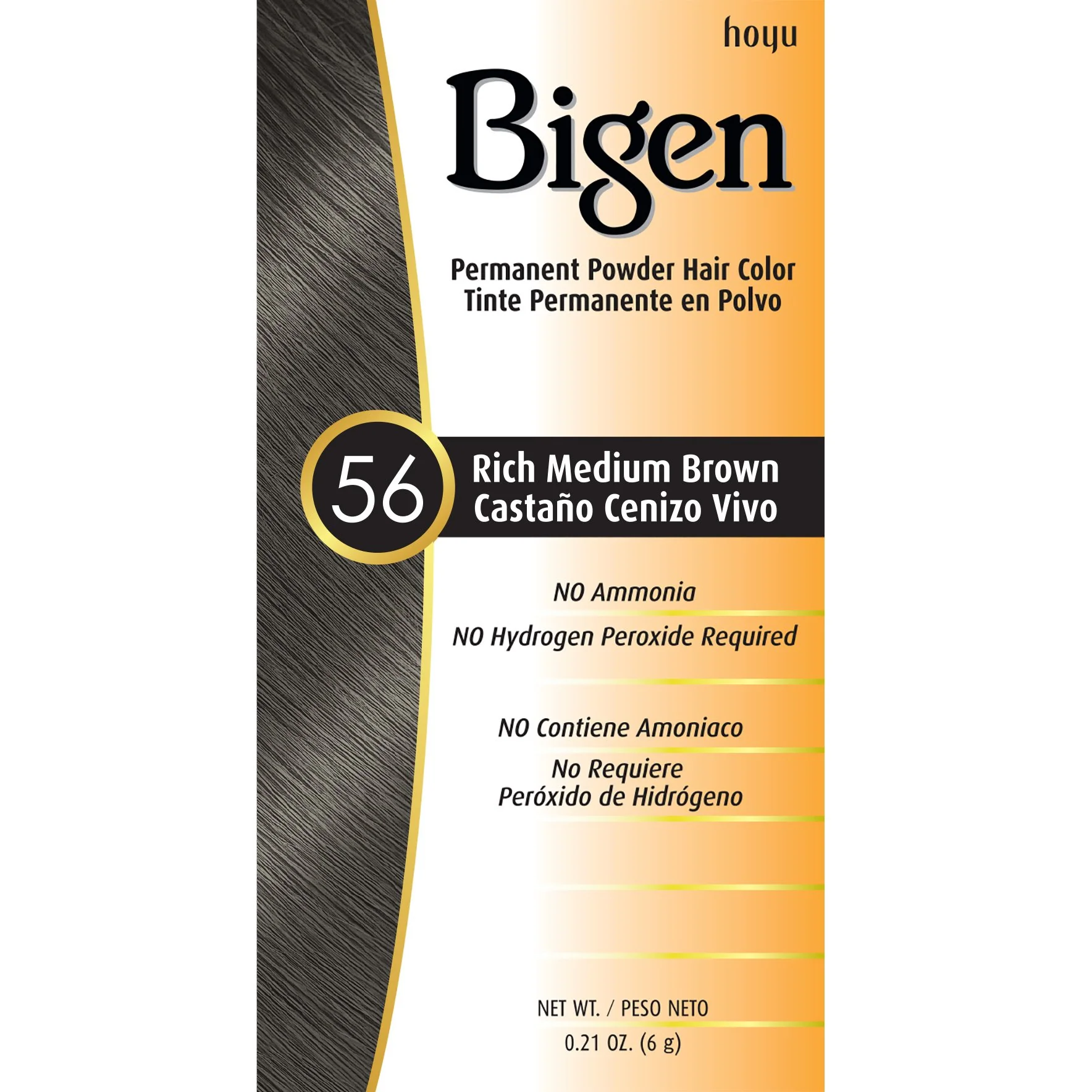 High-Performance 56 Rich Medium Brown Bigen Permanent Powder - 6 Pack Consistent