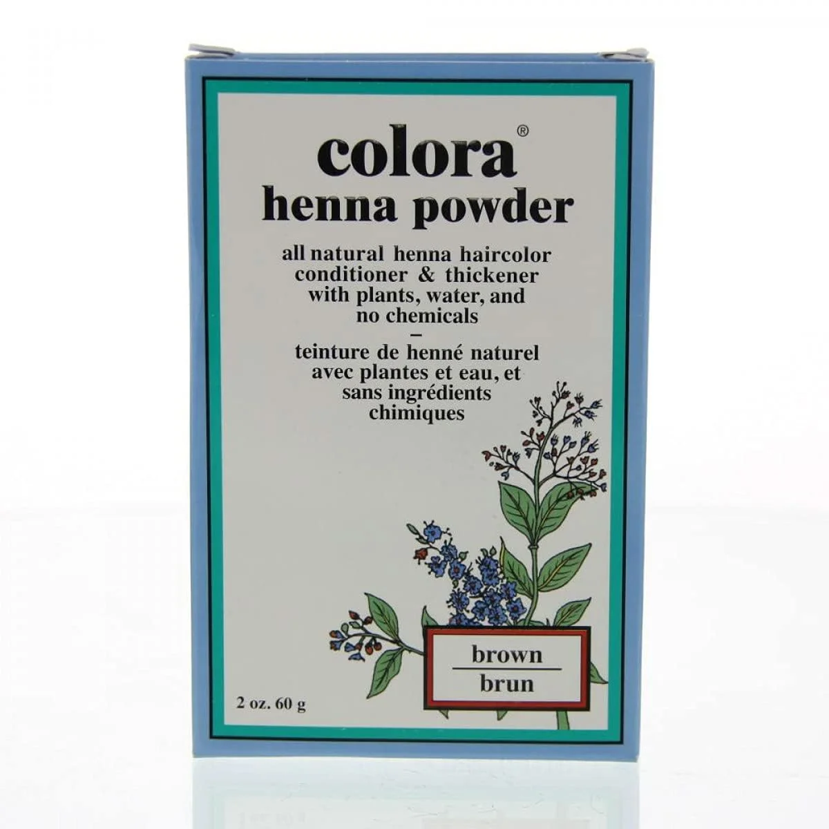Carefully Designed Colora Henna Powder Hair Color Brown 2 Ounce Easy-to-Use