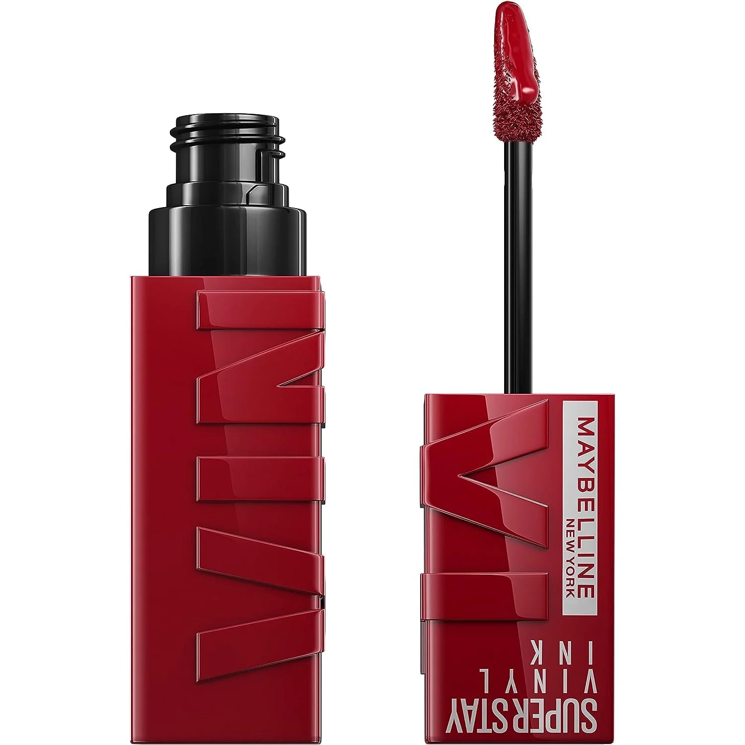 Innovative Maybelline Super Stay Vinyl Ink Longwear No-Budge Liquid Lipcolor Makeup Highly Pigmented Color and Instant Shine Lippy Cranberry Red Lipstick Reliable