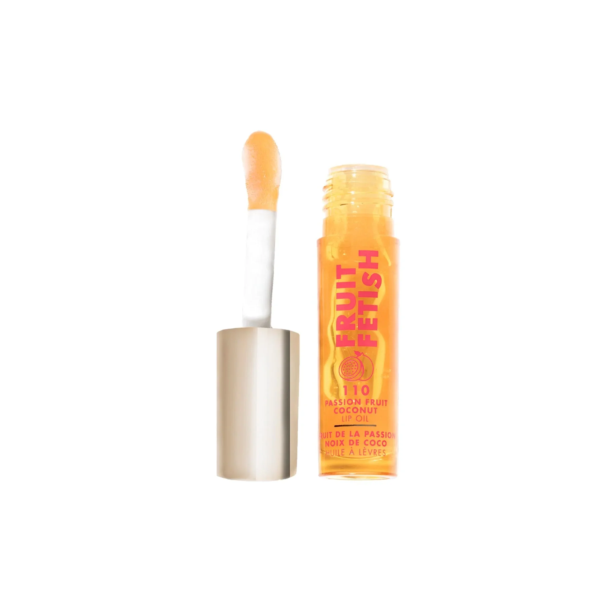 Original Milani Fruit Fetish Lip Oil Tinted Lip Gloss Hydrating Lip Oil Treatment Moisturizing Non Sticky Clear Shine High Shine Lip Balm for Dry Lips High-Performance