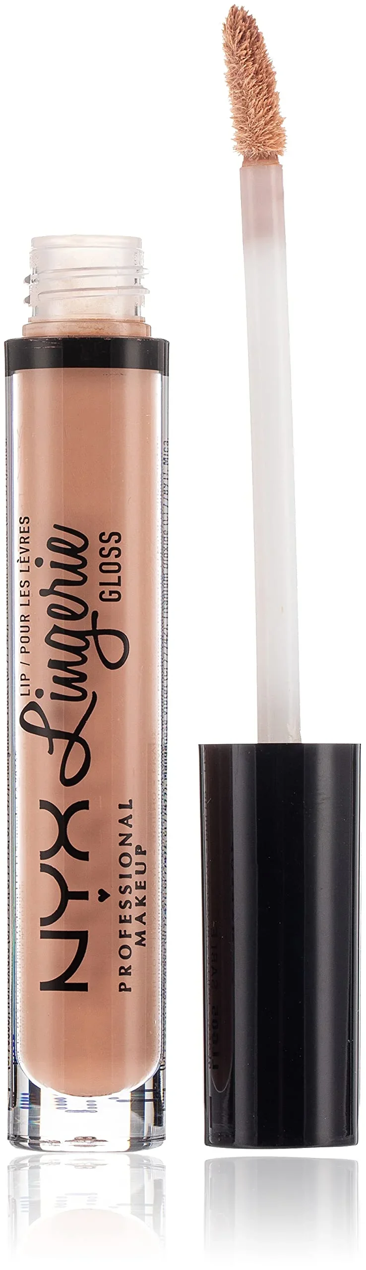 Breathable NYX PROFESSIONAL MAKEUP Lip Lingerie Gloss - Sable Mid-Tone Beige Modern