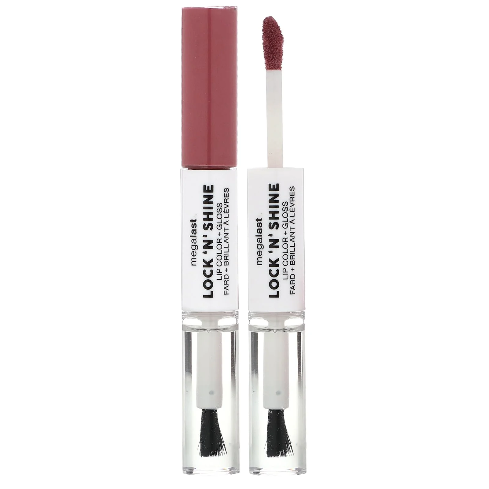Secure wet n wild Megalast Lock 'N' Shine Lip Color Gloss Lipstick Pinky Promise Elegant