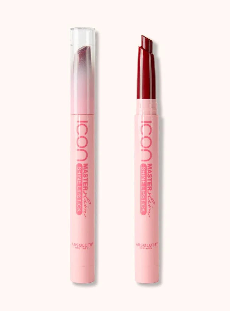 Safe Absolute New York Master Slim Lipstick Transfer Proof Intense Pigment Light-Weight Buildable Color Ultra-Shiny Shine Slim Lipstick MLSS23 Luxury