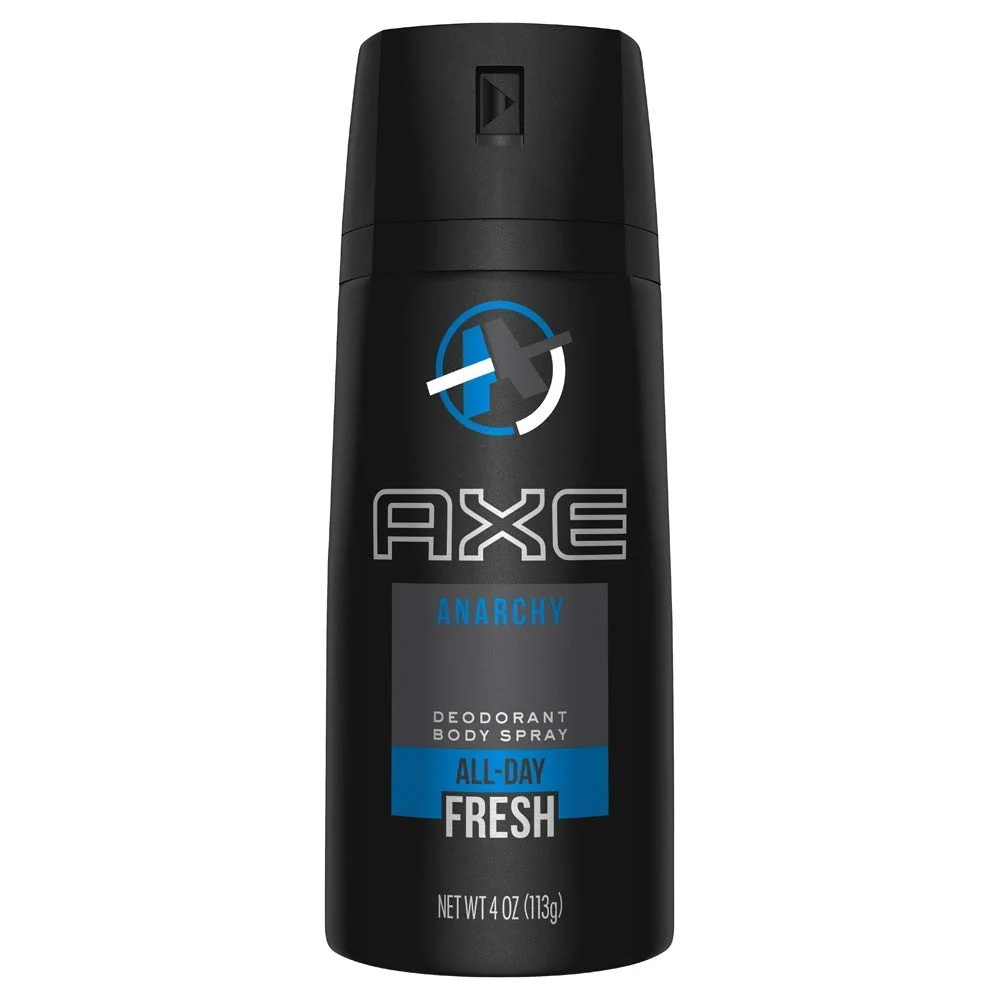 Luxury AXE Daily Fragrance Anarchy 4 oz Pack of 5 Consistent