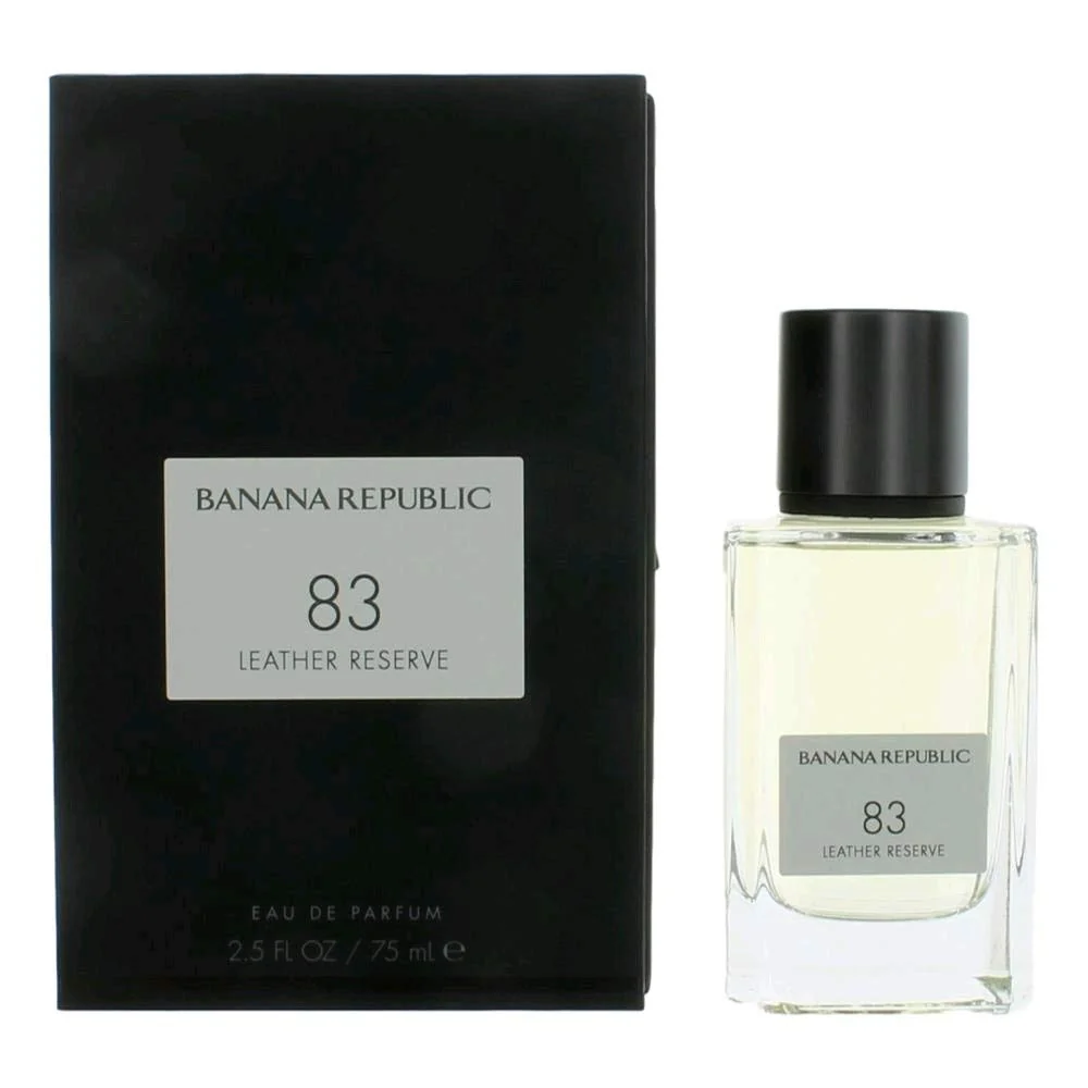 Original BANANA REPUBLIC 83 Leather Reserve Icon Collection Eau De Parfume Spray Unisex 2.5 fluid_ounces High-Grade