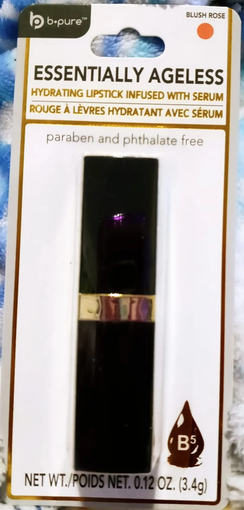 Smart b pure Essentially Ageless Hydrating Lipstick Infused with Serum Blush Rose Practical