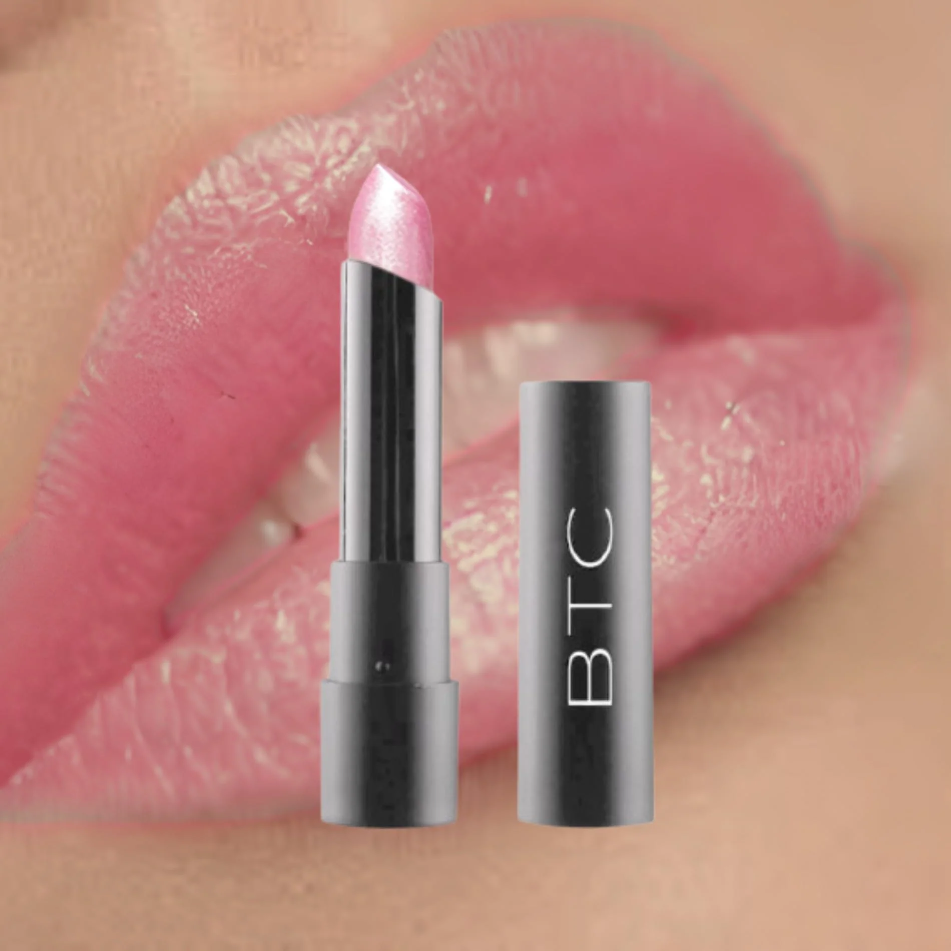 Professional By The Clique Premium Soft Pastel Pink Moisturizing Satin Lipstick Ballerina Easy-to-Use