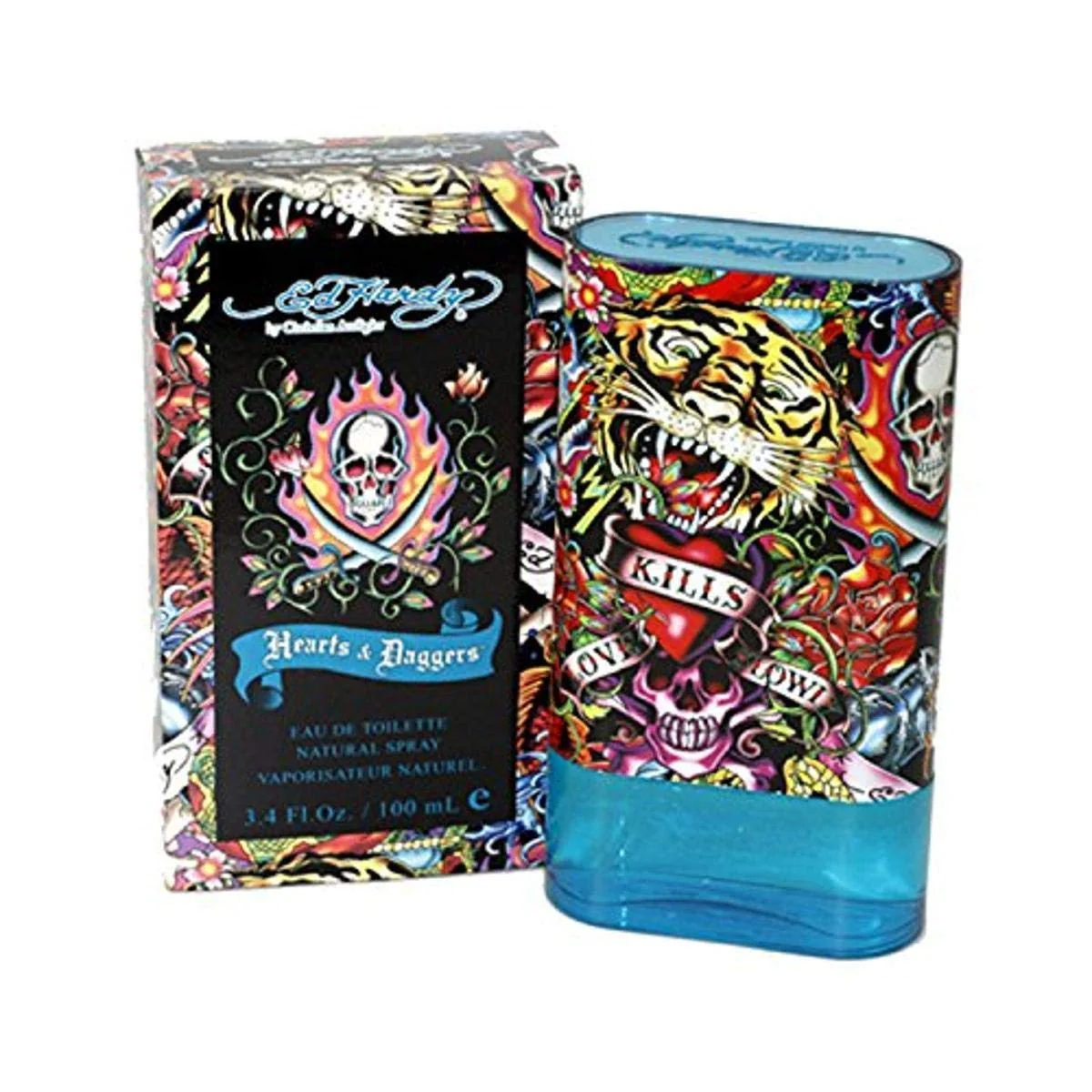 Top-Quality Christian Audigier Hardy Hearts Daggers Eau De Toilette Spray for Men 3.4 Ounce Innovative