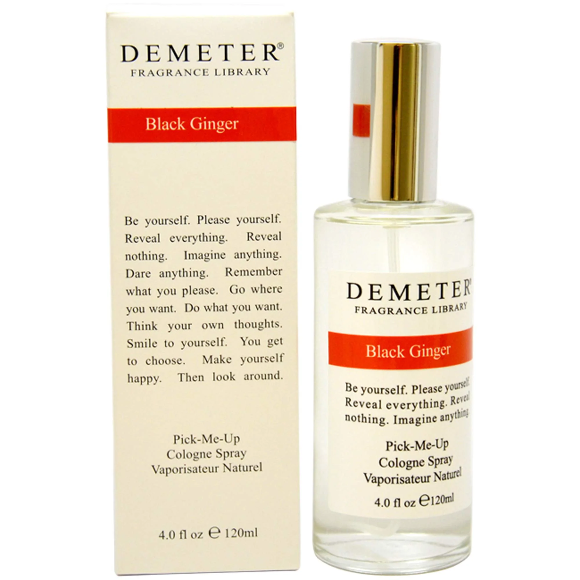 Original Design Demeter Cologne Spray for Women Black Ginger 4 Ounce Smooth