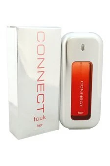 Prestigious Fcuk Connect French Connection UK EDT Spray Women 3.4 oz Pack of 2 Flexible