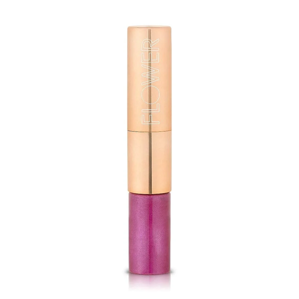 Traditional FLOWER BEAUTY Mix N Matte Lip Duo - Matching Full Coverage Matte Lipstick High Shine Lip Gloss Duo Violet Vixen Authentic
