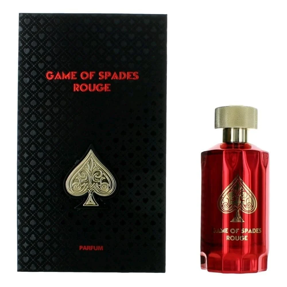 Recyclable Jo Milano Game of Spades Rouge Parfum 3.4 oz 100 ml Unisex Natural Spray Blak Box Durable