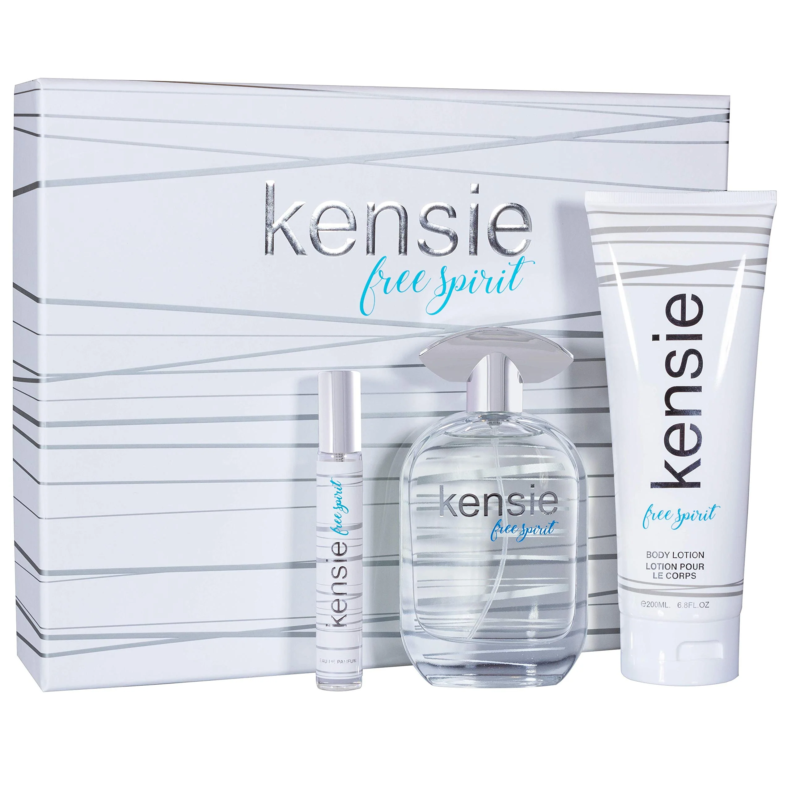 Premium Material kensie Fragrance Spirit Gift Set 3 Piece Original Design