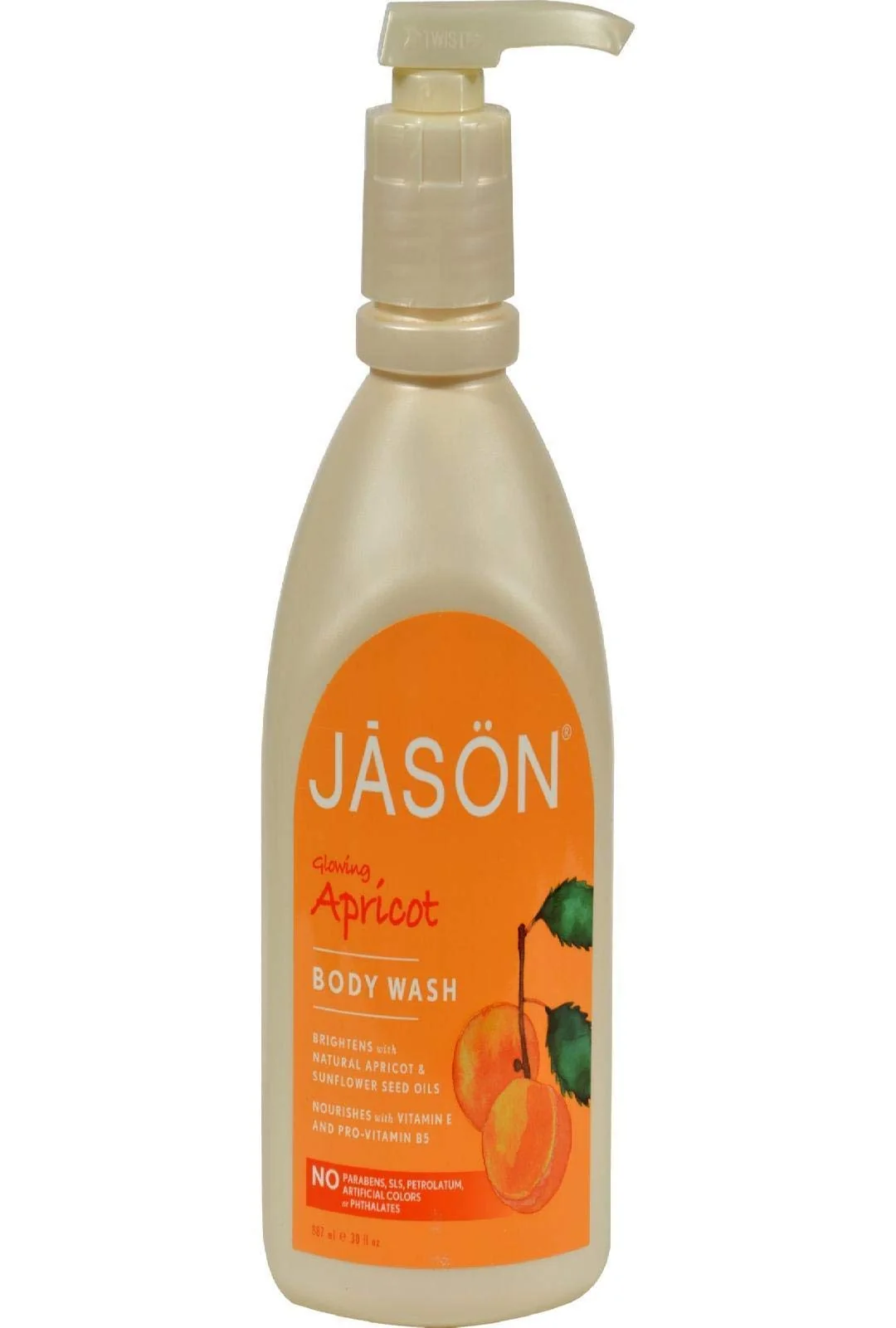 Quality Jason Satin Shower Body Wash Apricot - 30 fl oz Casual