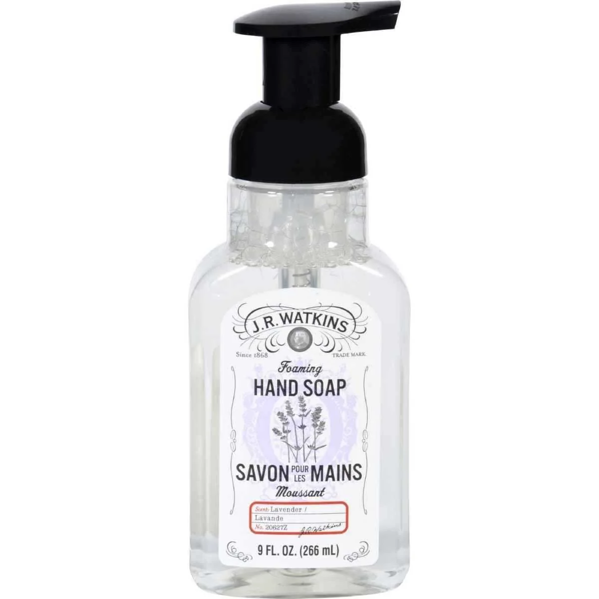 Crafted JR Watkins Lavender Foaming Hand Soap 9 Ounce- 6 Pack Next-Generation