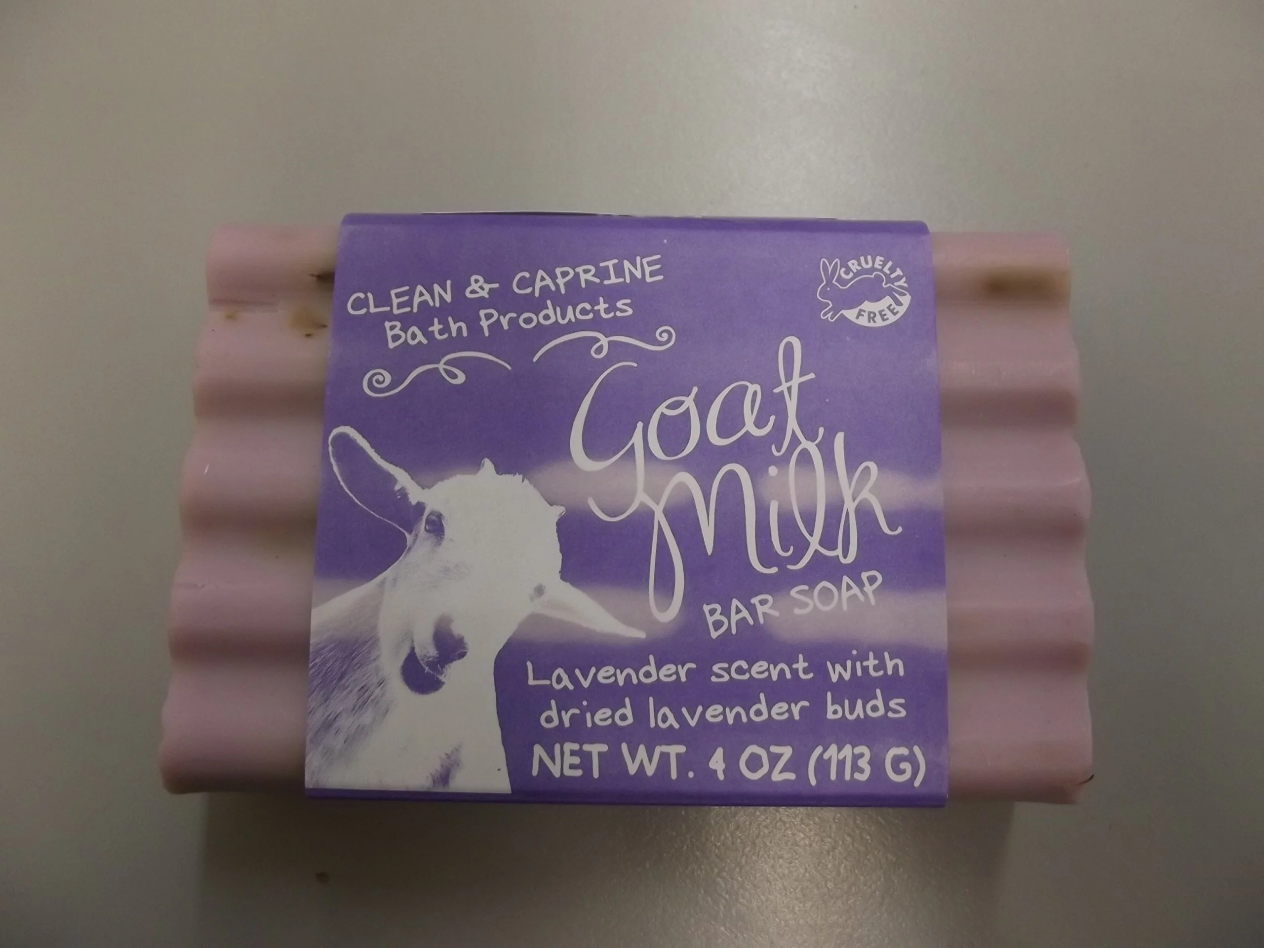 Healthy Lavendar Scent Goat Milk Soap Comfortable