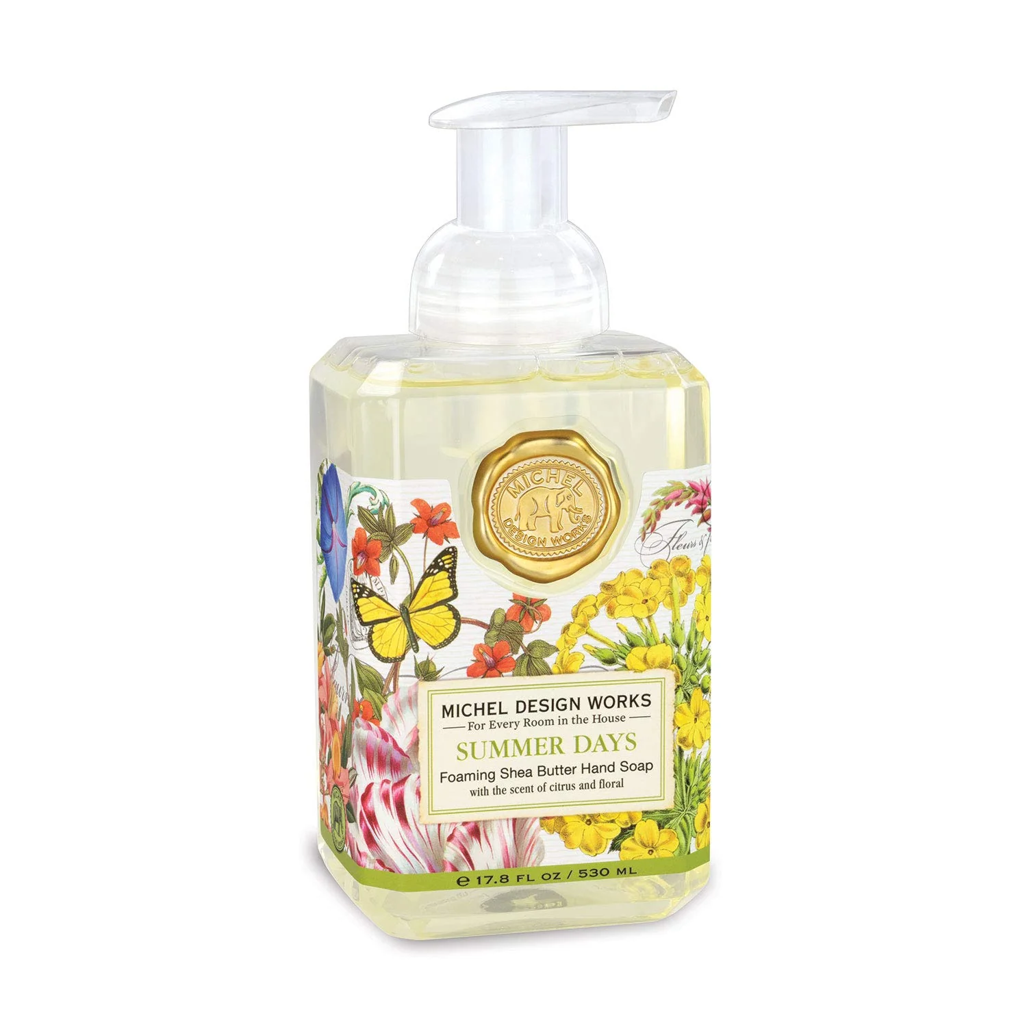 High-End Michel Design Works Foaming Hand Soap Summer Days Traditional