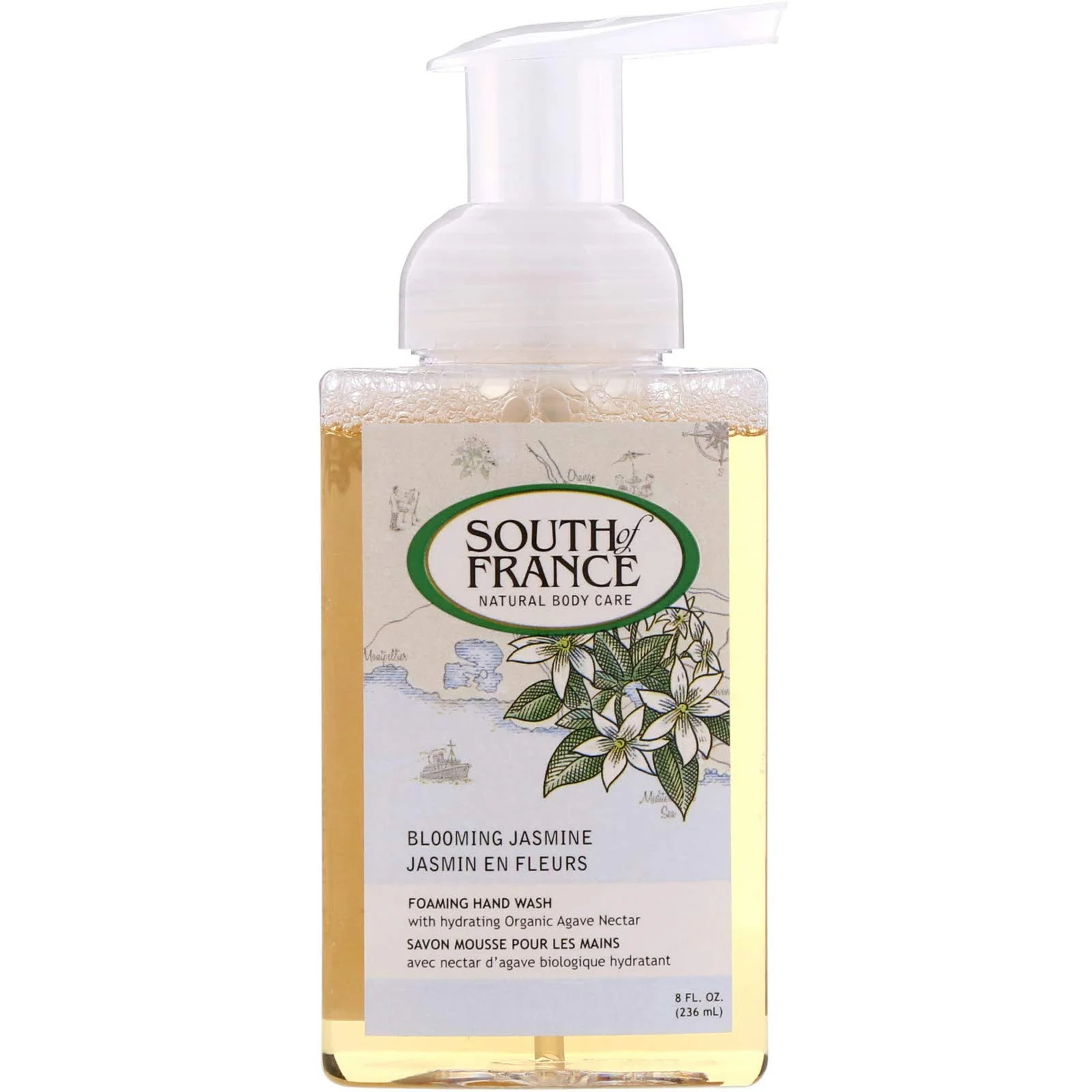 Stylish South of France Foaming Hand Wash Blooming Jasmine - 8 fl oz - 2pc Pure
