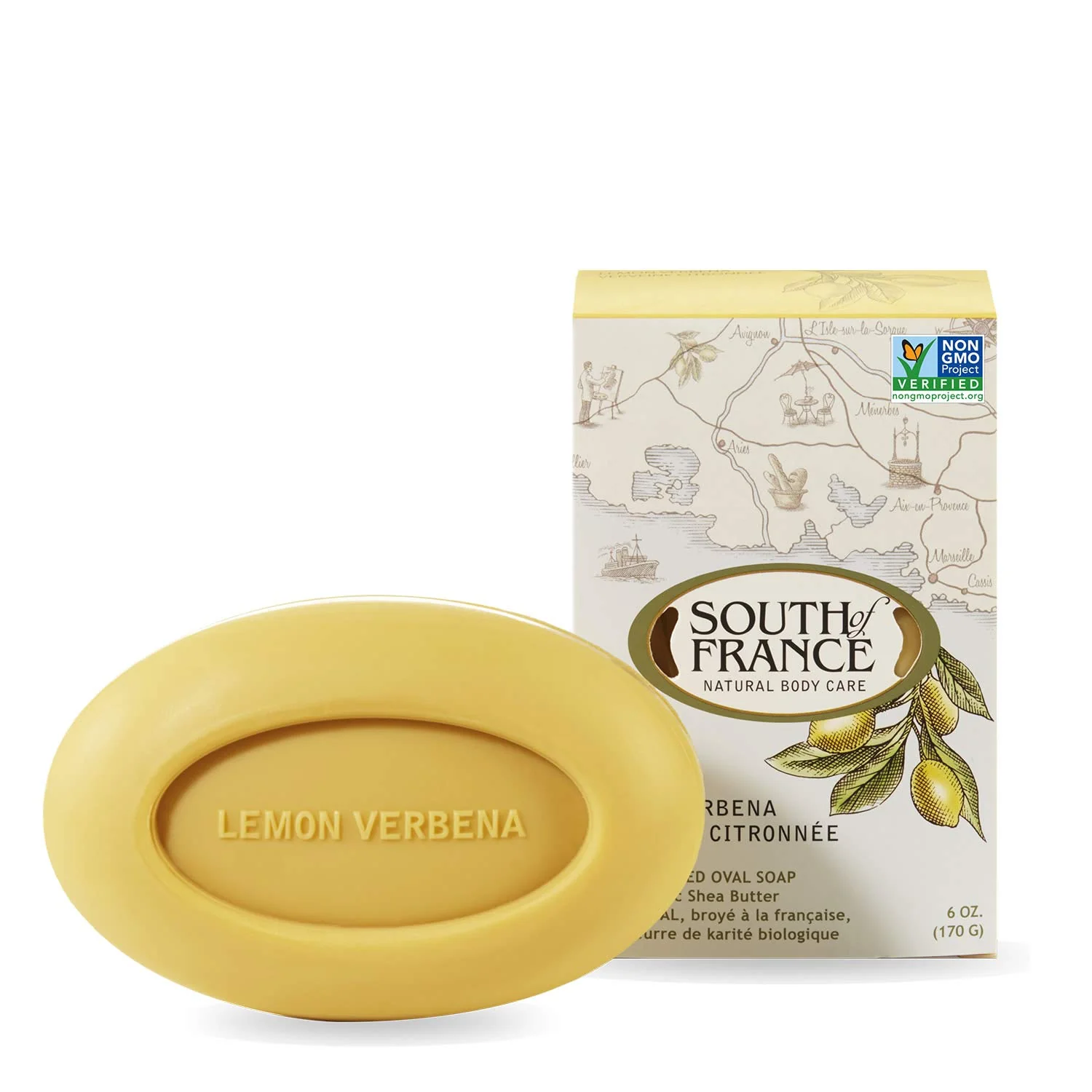 Smooth South Of France Soap Bar Lemon Verbena 6 Ounce Casual