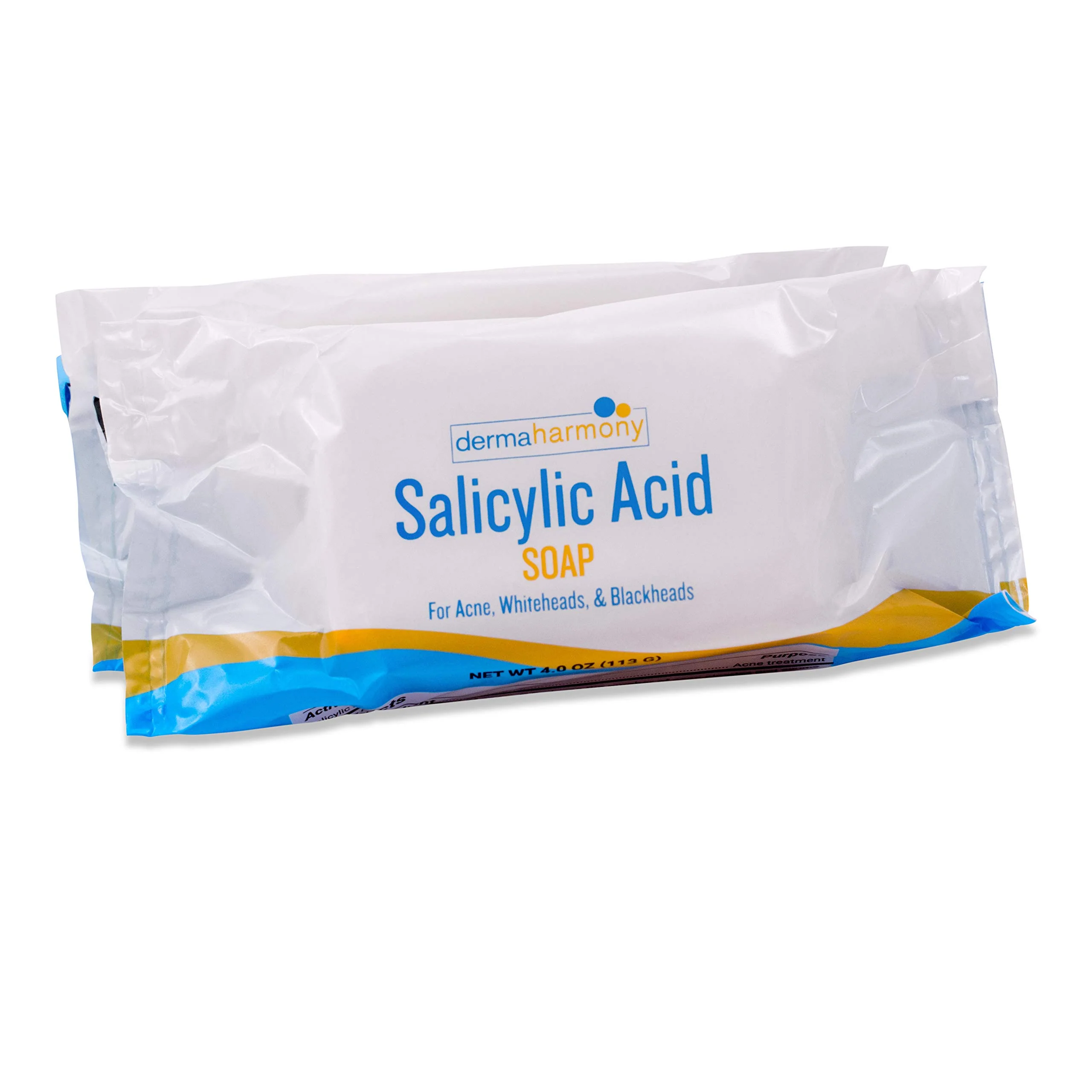 Detailed 2 Salicylic Acid Soap for Acne by Dermaharmony Two 4 oz Bars Innovative
