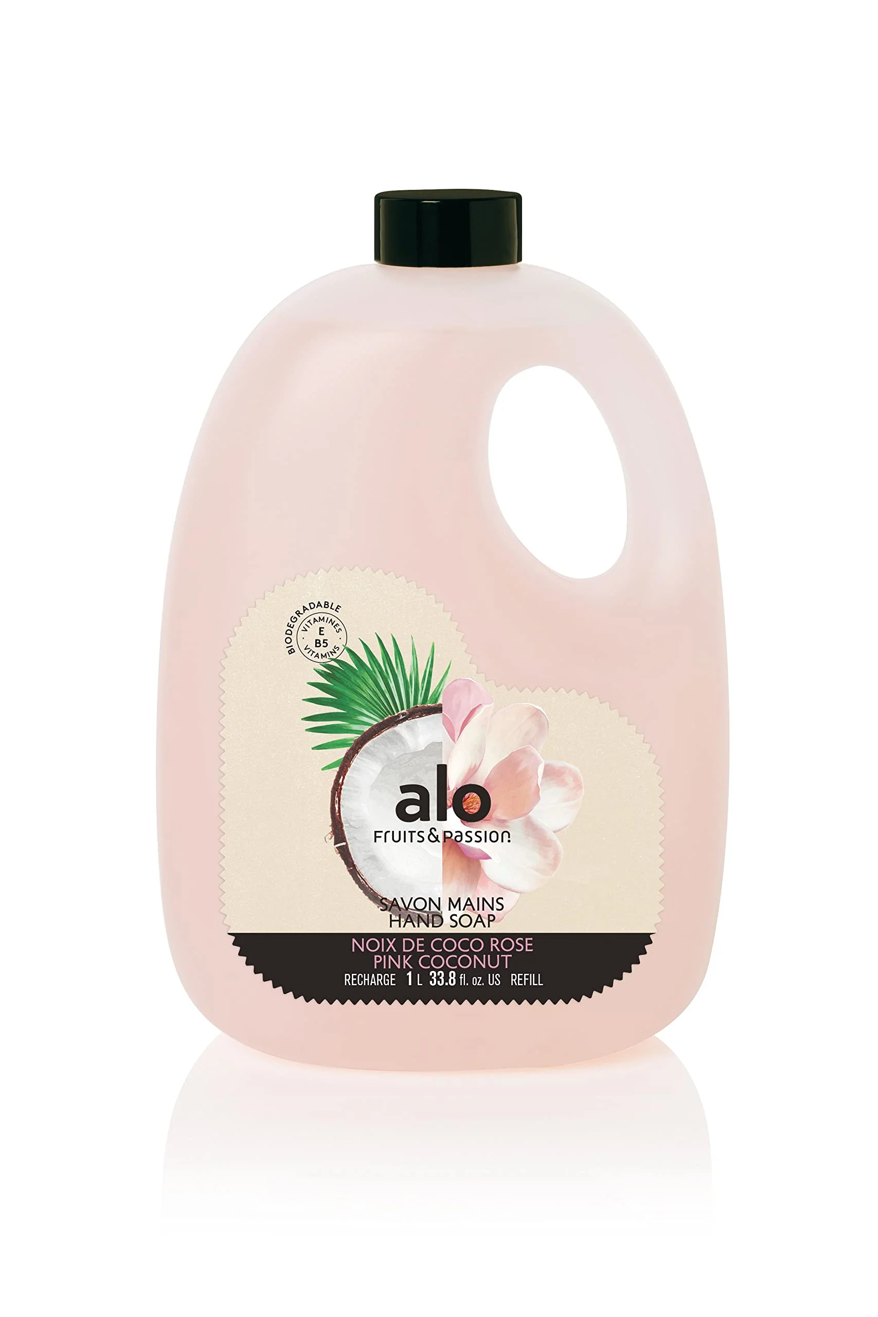 High-Quality ALO FRUITS PASSION Pink Coconut Hand Soap Refill 33.8 fl oz Made in Canada Authentic