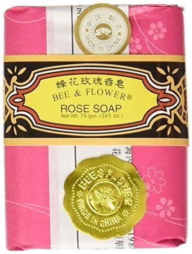 Soft Bee Flower Soap Rose 2.65 Oz60 High-End
