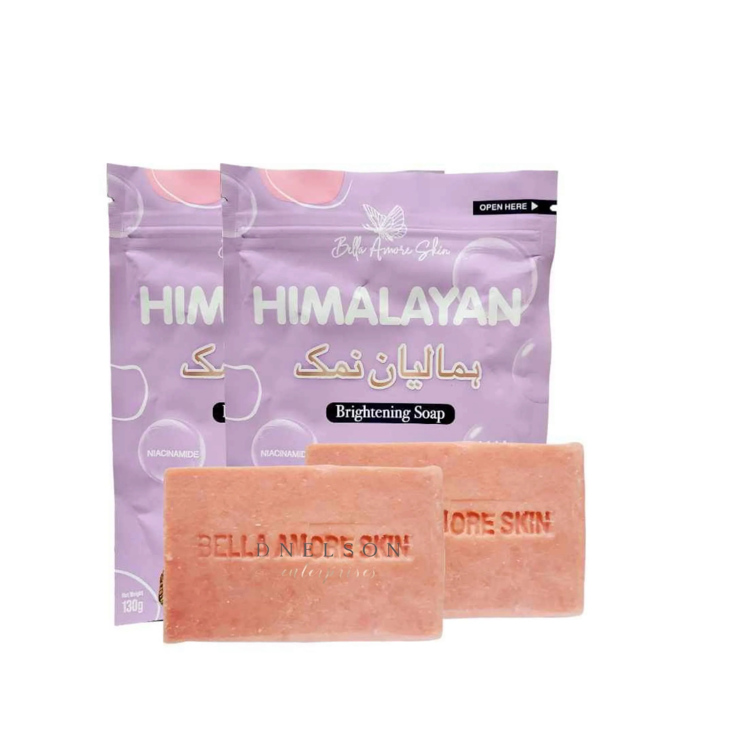 Recyclable Bella Amore Skin 2 Bars Himalayan Soap 130g Stylish