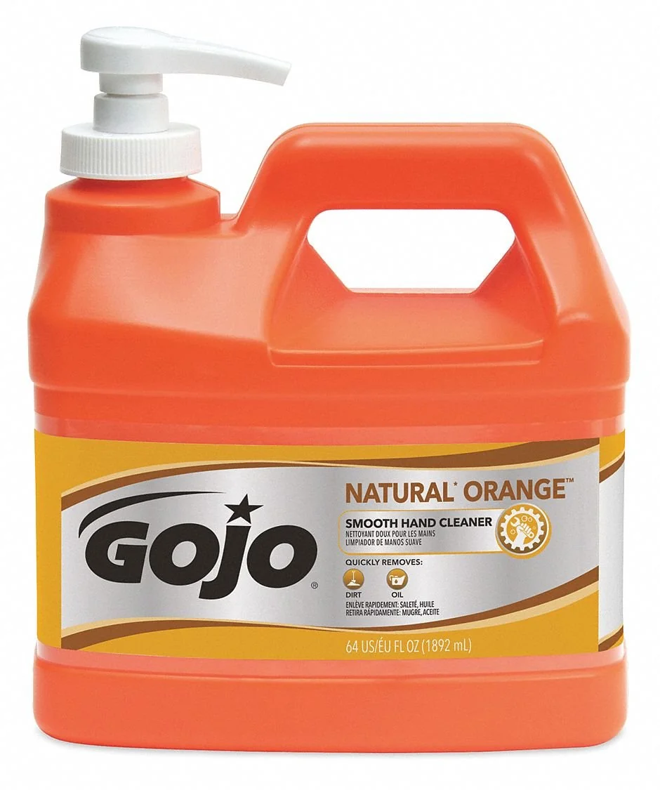 Breathable Gojo Natural Orange Scent Hand Cleaner 0.5 gal. Crafted