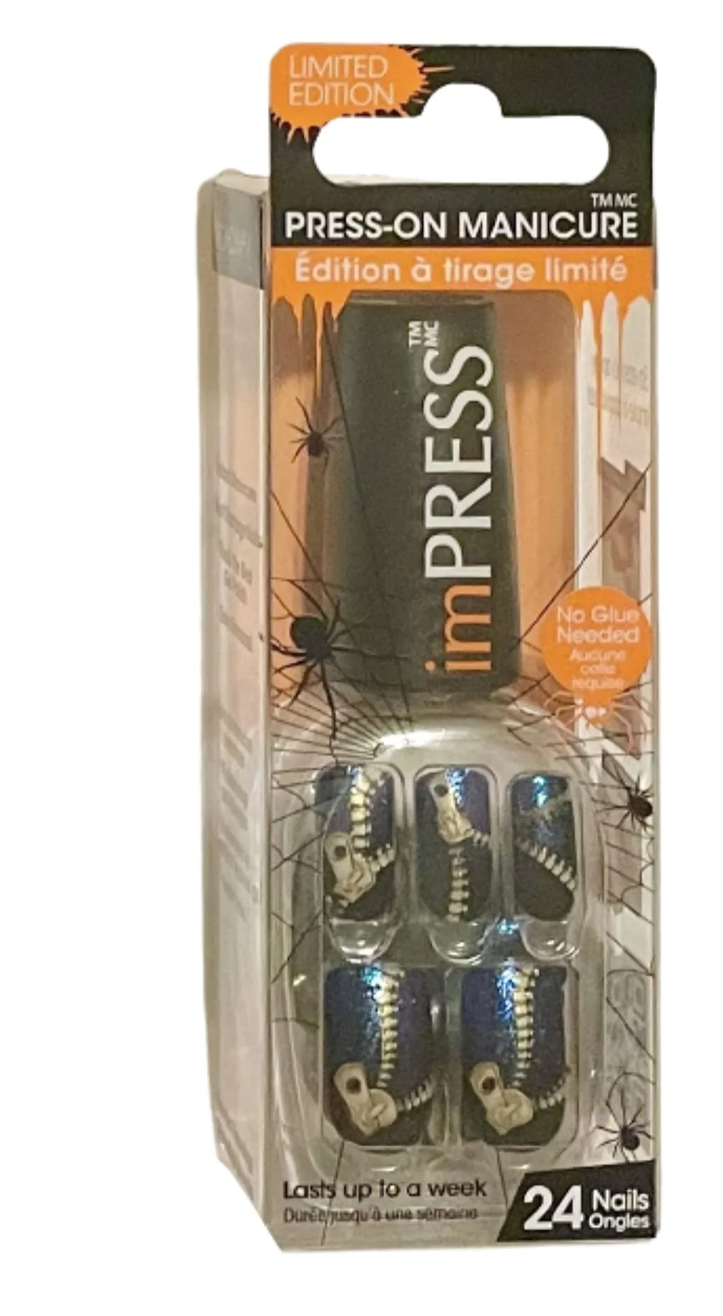 World-Class imPRESS Press On Manicure Nails Monster Mash- Limited Edition Halloween Genuine
