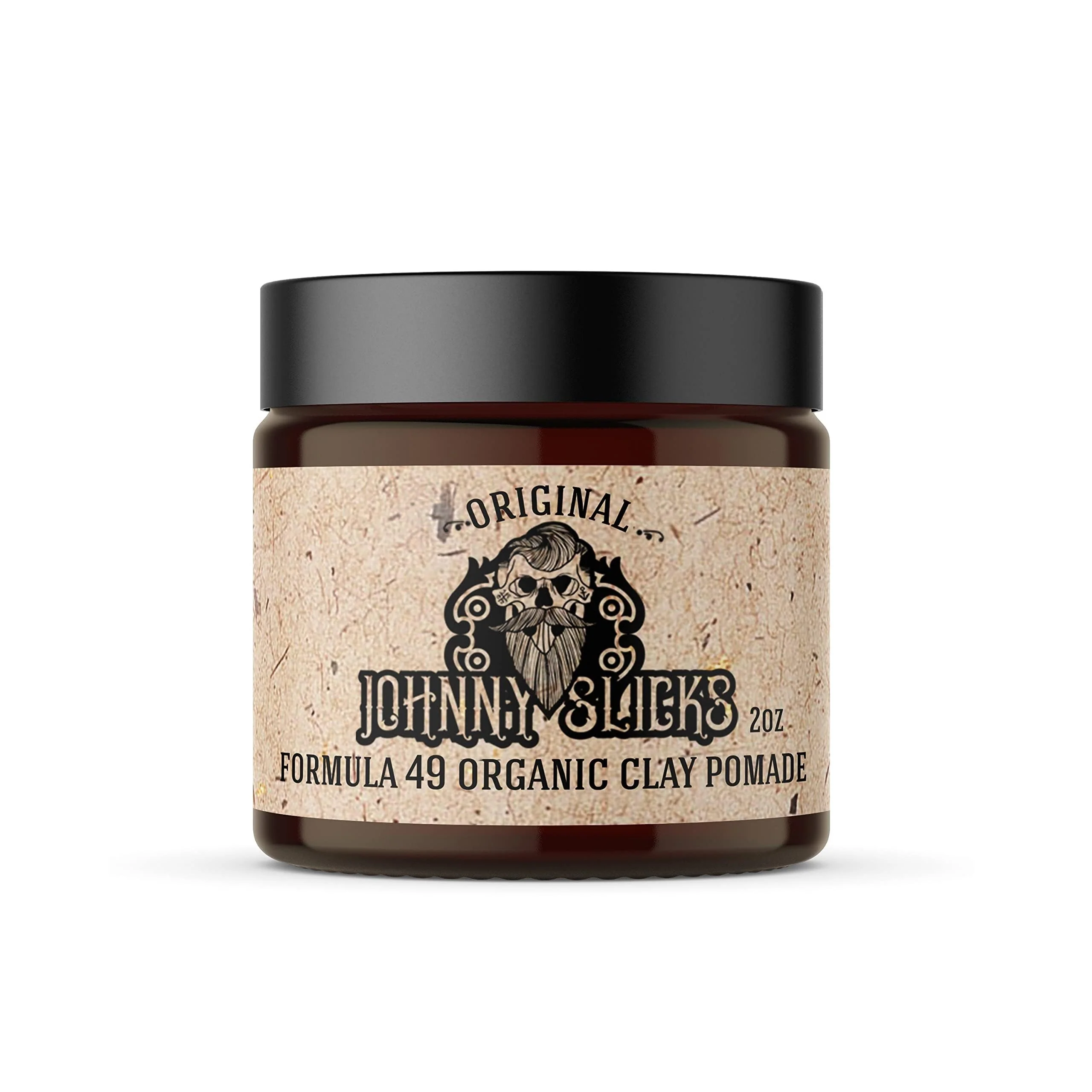 Soft Johnny Slicks Formula 49 Clay All Organic Pomade Firm Hold Matte Finish Promotes Healthy Hair Growth Helps Hydrate Dry Skin 2 ounce Elegant