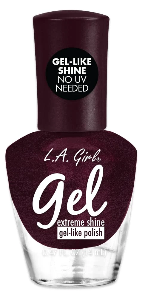 Top-Quality LA Girl Extreme Shine Gel Cabernet 0.47 fl oz Luxury