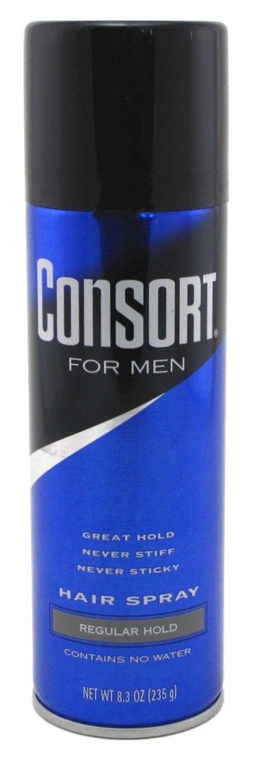 Contemporary Consort Hair Spray 8.3 Ounce Regular Hold Aerosol 235ml 2 Pack Reliable