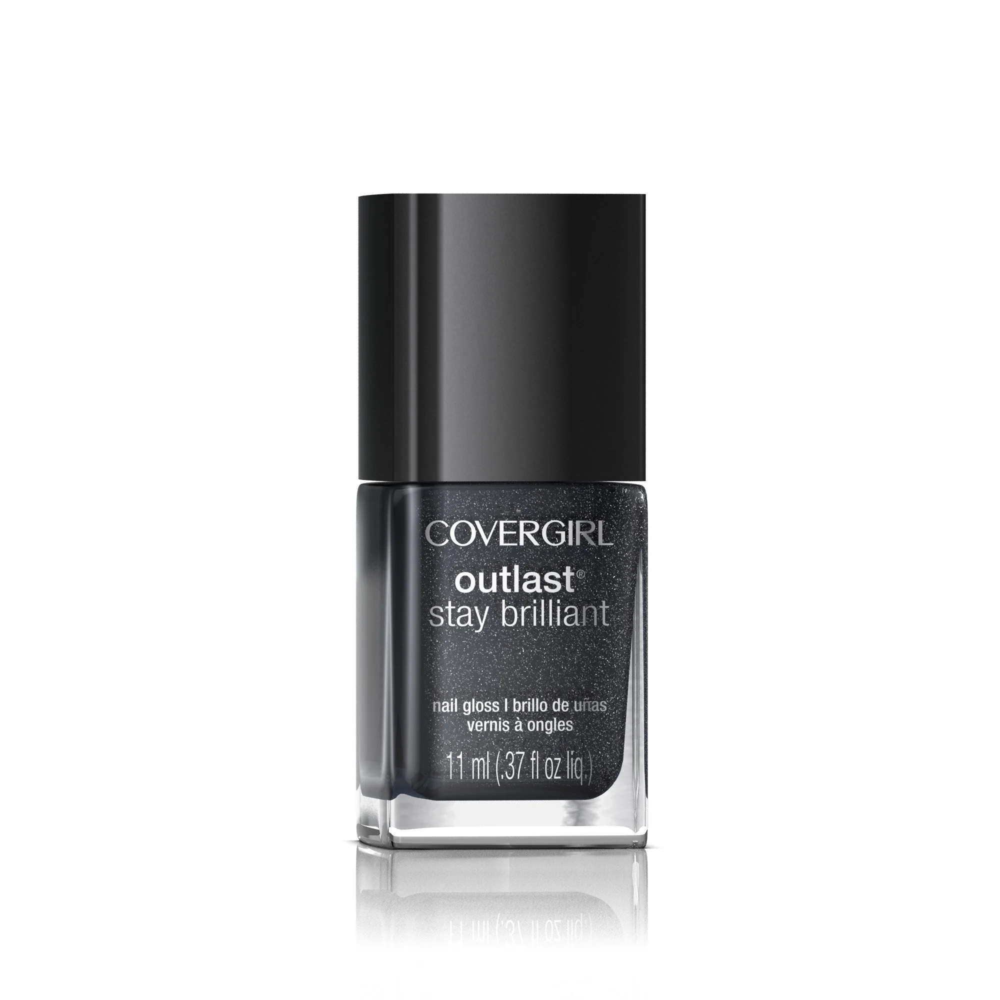 Solid COVERGIRL Outlast Stay Brilliant Nail Gloss Diva After Dark 330 .37 oz Crafted
